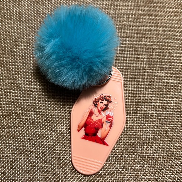 Accessories | Attitude Pinup Girl Retro 5s Motel Keychain | Poshmark